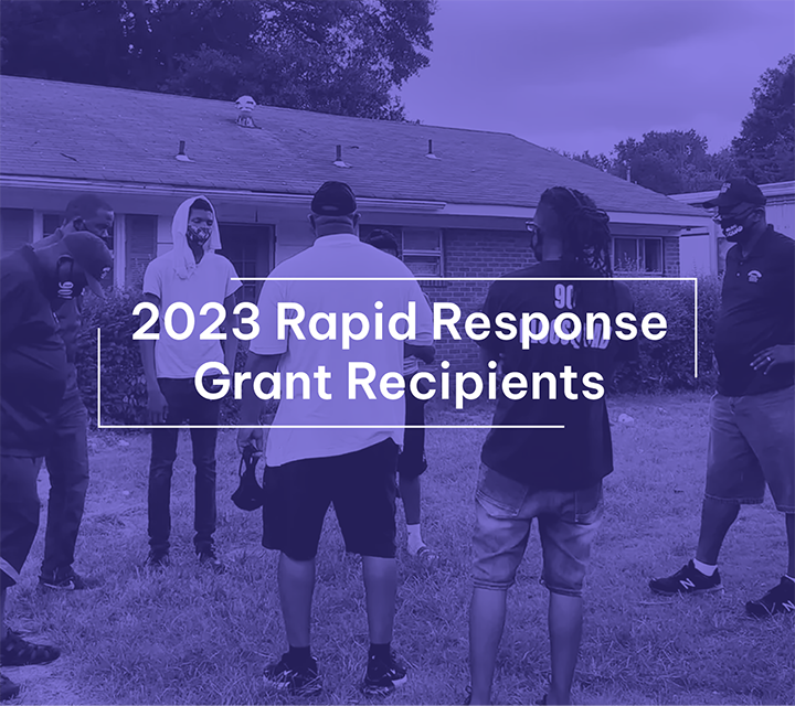 Rapid Response Grants – Alternatives to Law Enforcement Response for Public Safety 