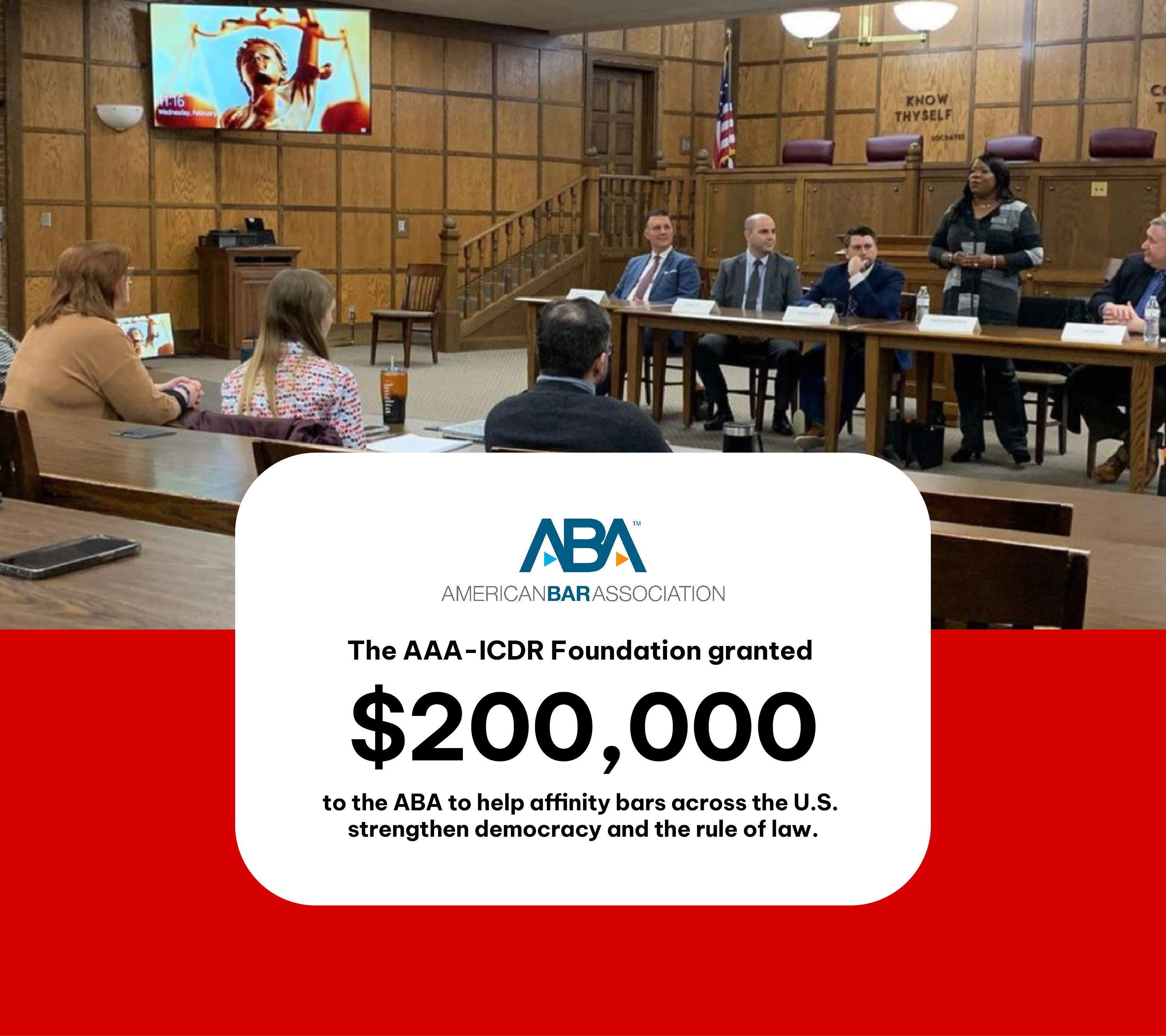 ABA distributes grant money to help promote civics and civility, strengthen the rule of law