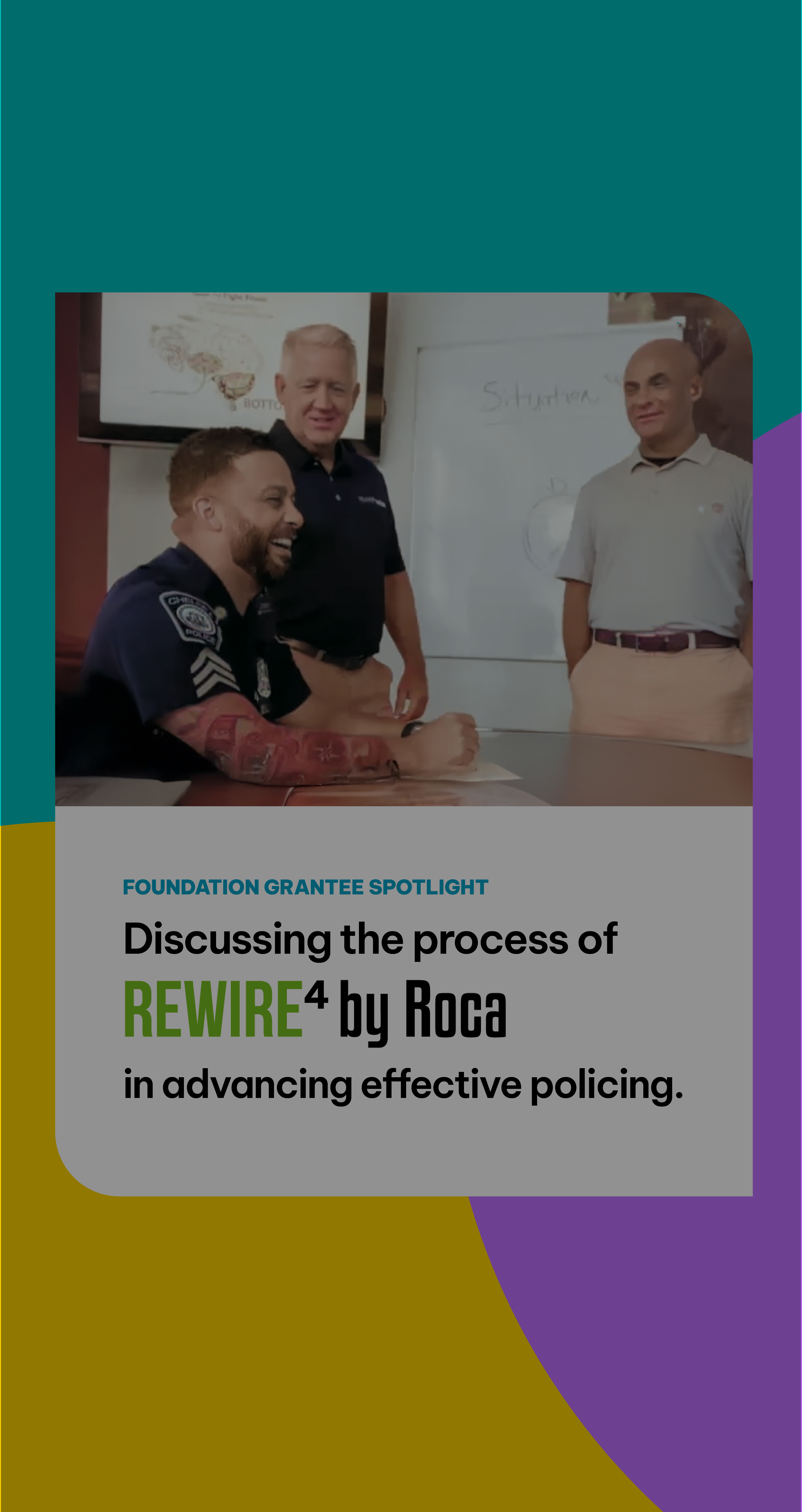 Roca, Inc. Rewire4 Police and Corrections Officers Program 18-month Evaluation