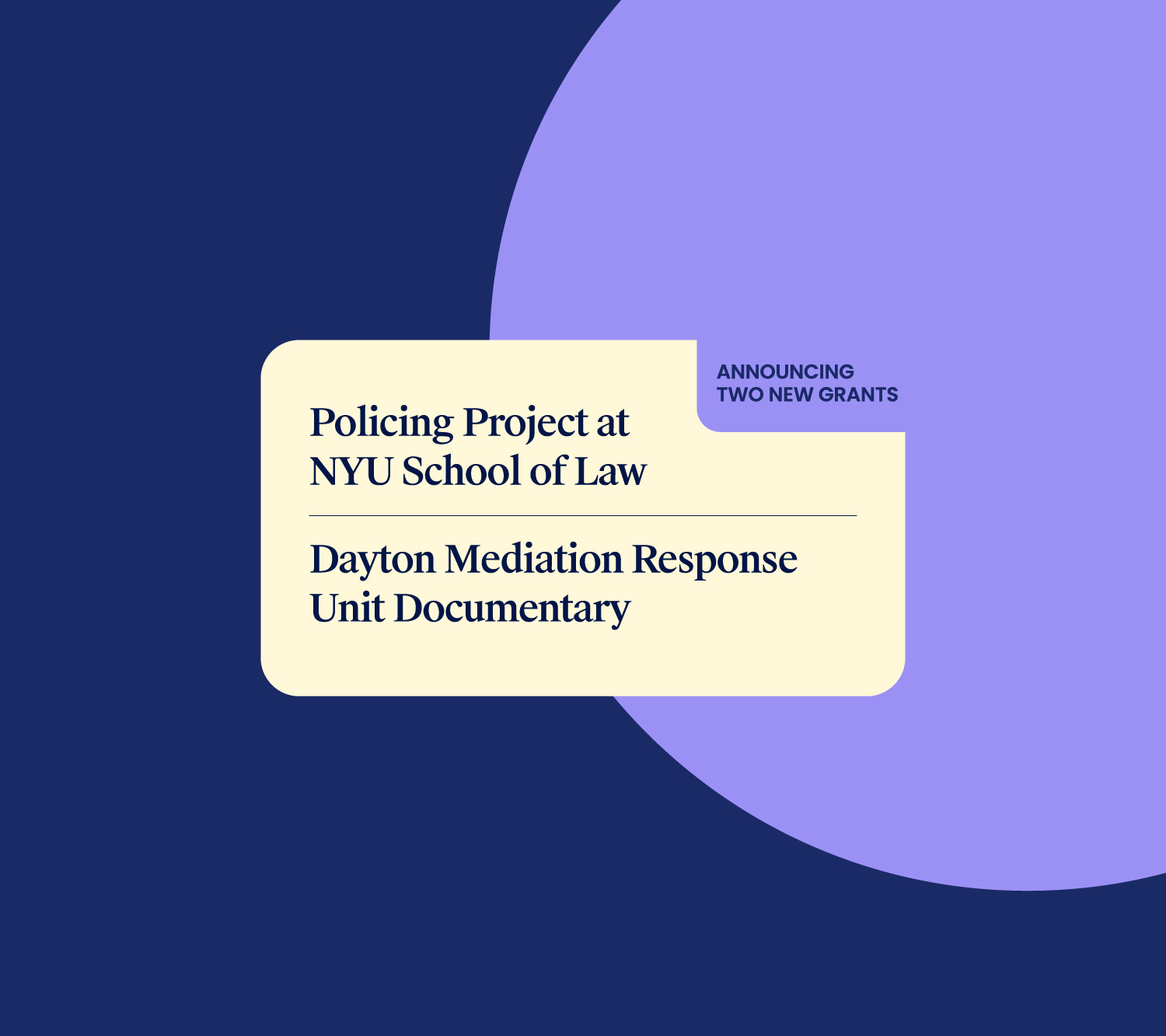 New Annual Grants February 2026